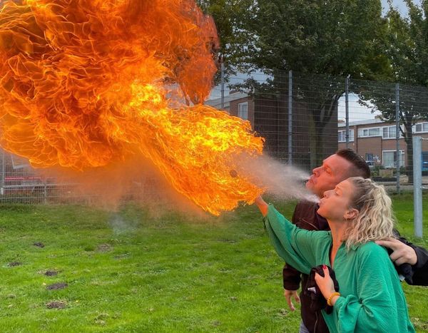 Workshop Vuurspuwen bij De Rooie Sok in Valkenswaard