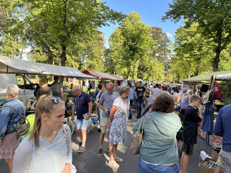 Druk bezochte markt in Maarn