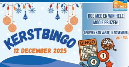 Kerstbingo bij zwembad De Schaeck
