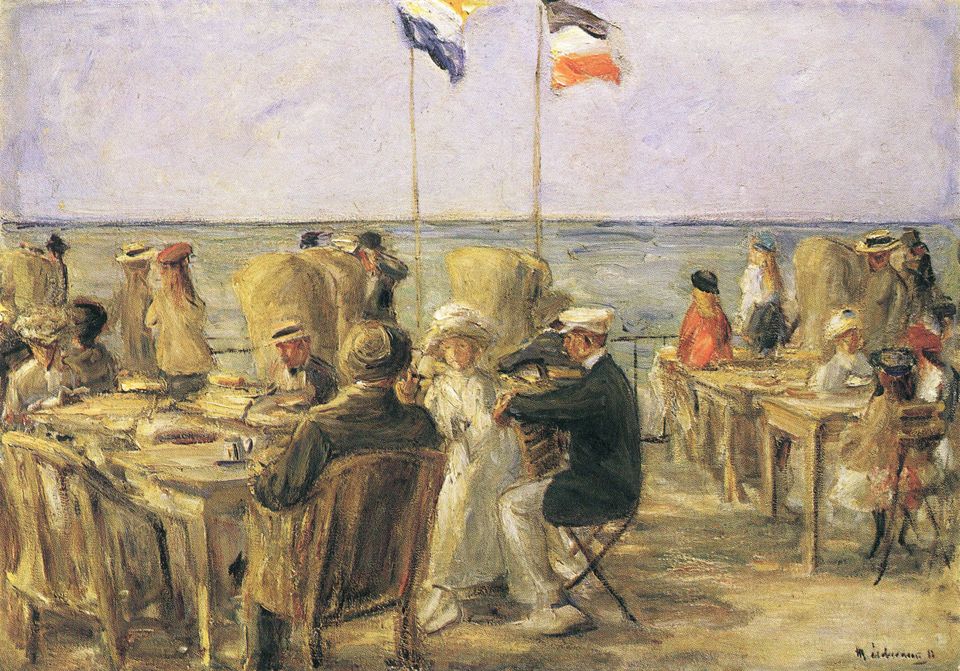 Max Liebermann strandtafereel