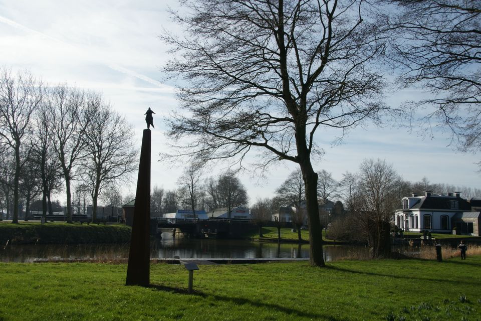 Elfstedentocht beeld Aukje in Bolsward