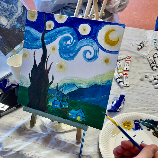 Schilder je eigen Sterrennacht – Van Gogh Workshop