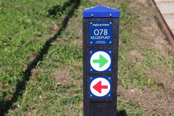 Wandelpaal nieuw wandelnetwerk