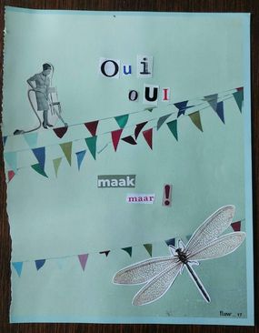 Studio Poebel sip & craft: collage kaarten