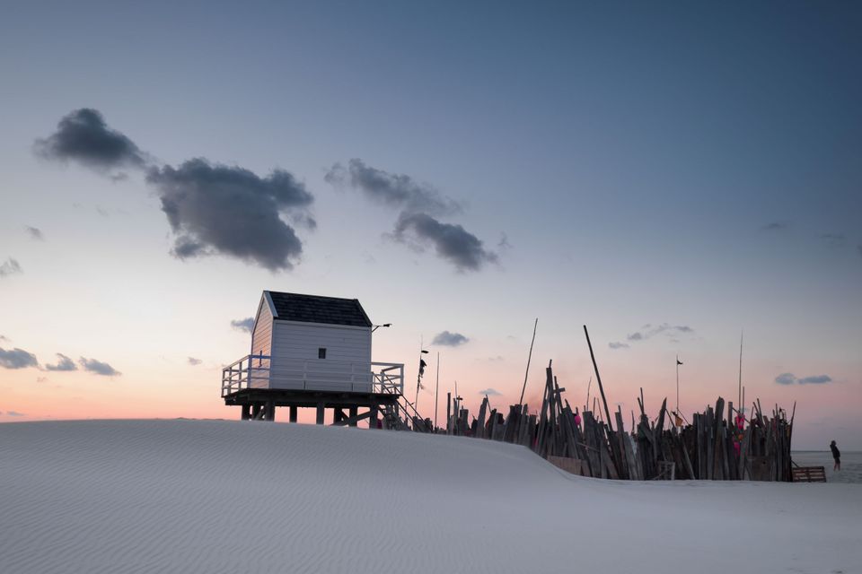 Drenkelingenhuisje Vlieland (donker)