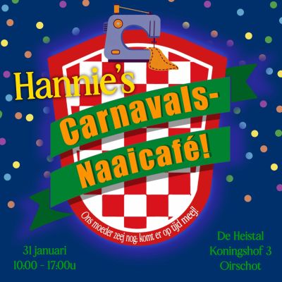aankondiging Hannie's naaicafé