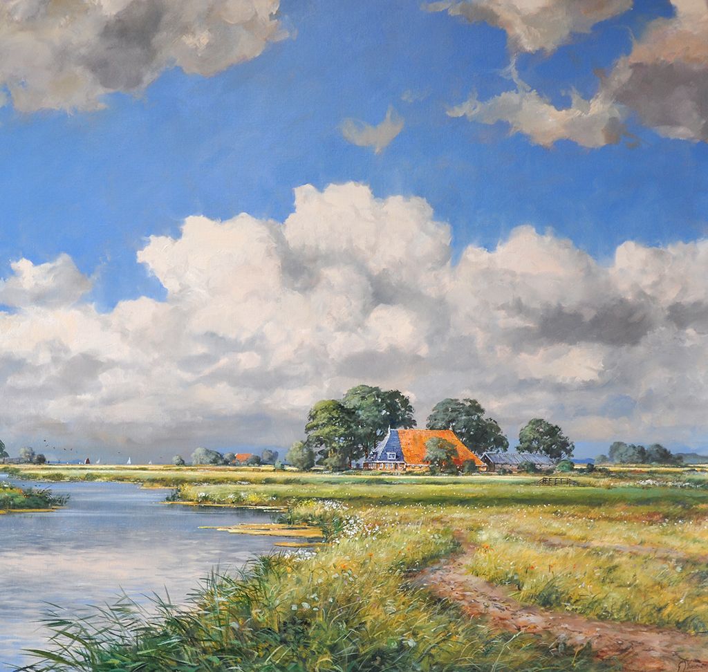 olieverf op doek 100x150cm