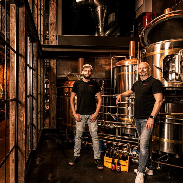 Foto eigenaren Stadsbrouwerij De Deftige Aap