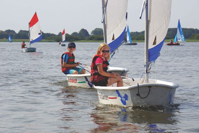 Zeilles in de Optimist voor de jongste kinderen - 8 t/m11 jaar