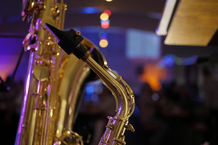 Close up van saxofoon