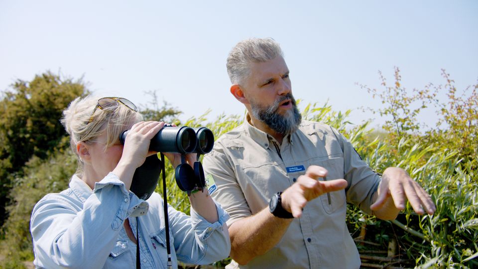 Boswachter Jeroen Engelhart en Margreet van Gils
