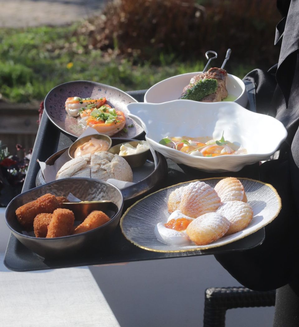 Fine dining gerechten bij restaurant Malou Fine Food & Drinks in Linschoten.