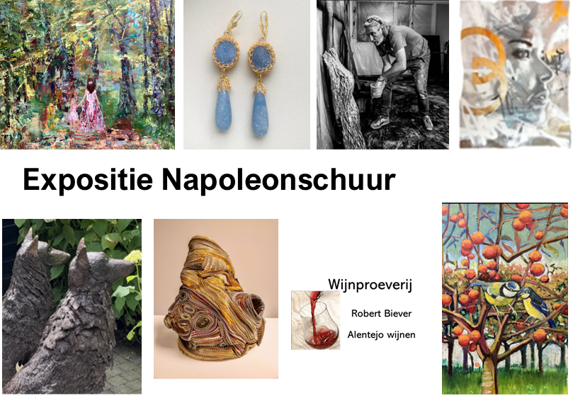 Voorbeelden van de expositie Napoleonschuur