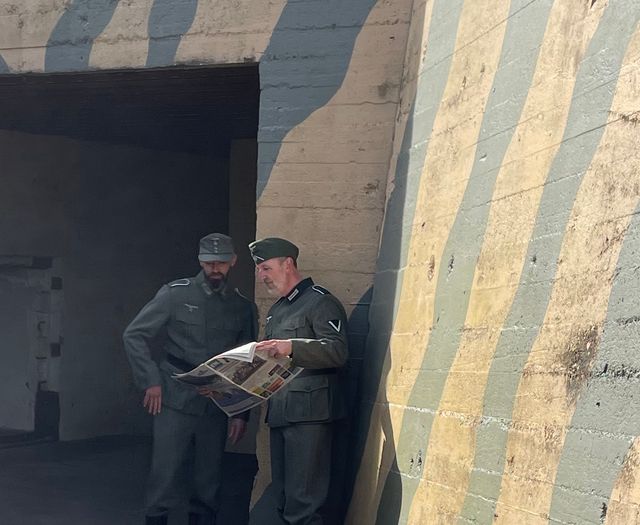 Duitse soldaten in de AR-app