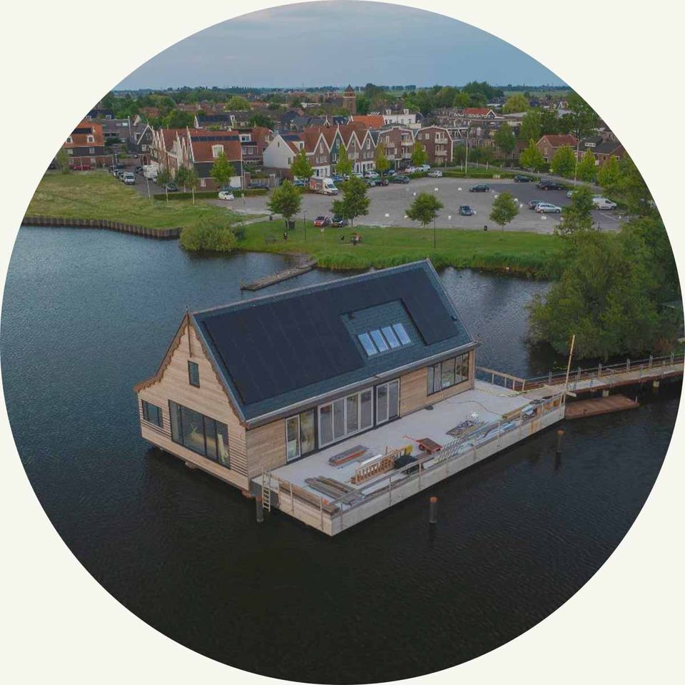 Bovenaanzicht van Paviljoen De Breek