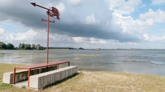 Uitzicht Strand Hellegat de Banaan