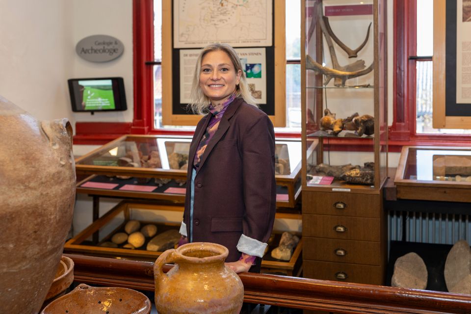 Roxane Knetemann in Museum Opsterlân.