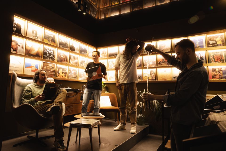 v.l.n.r.: Peter Eschgfäller, Marijn aan de Stegge, Menzo Dijkstra en Troy Rondon Guasque