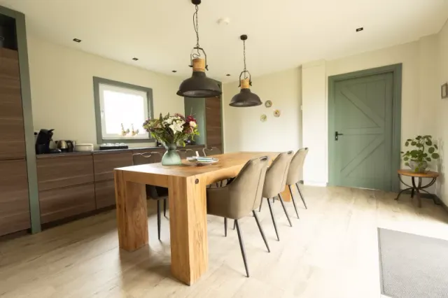 B&B op de Halve Maan eetgedeelte