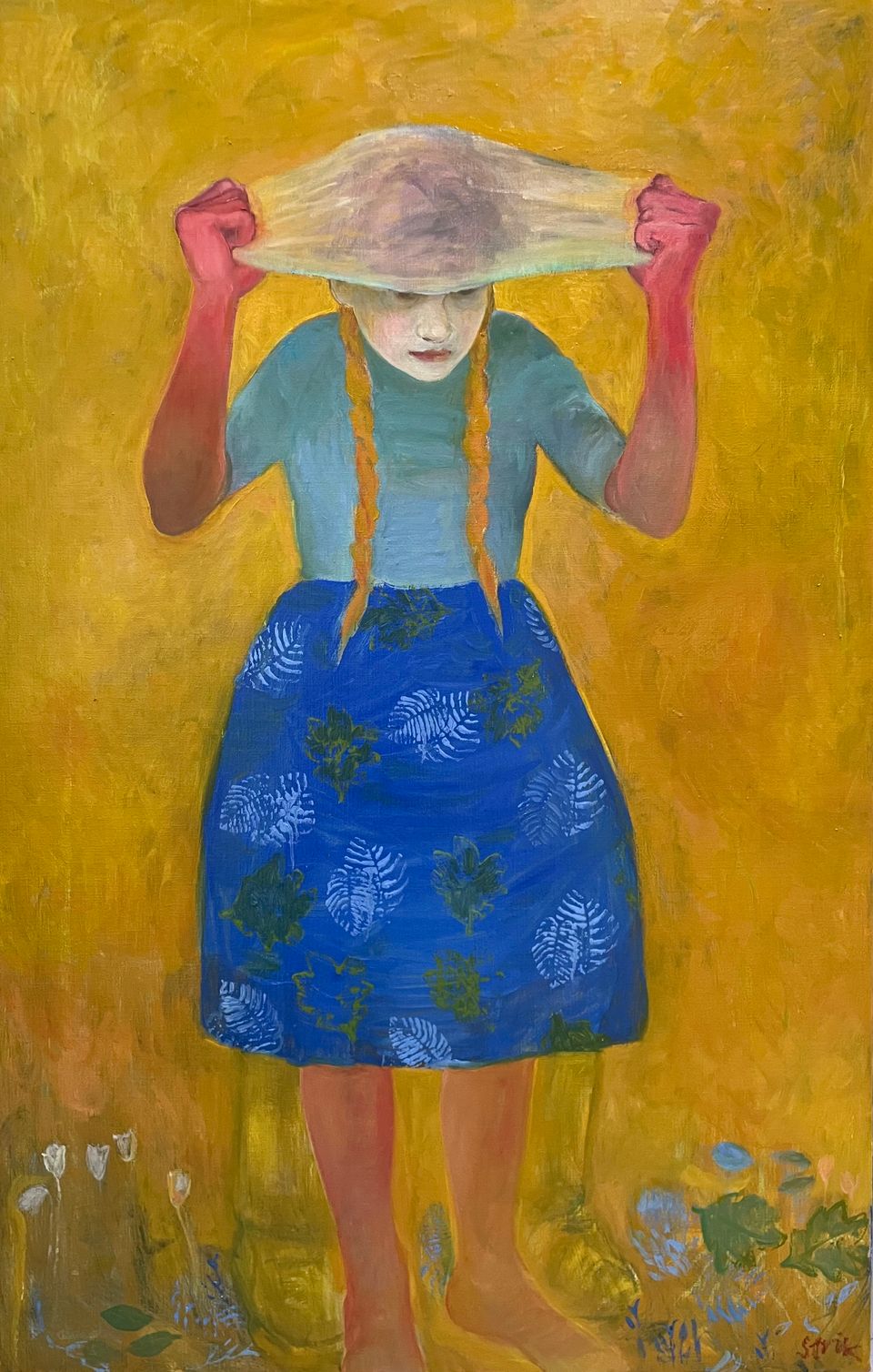 olieverf schilderij 120x80 cm