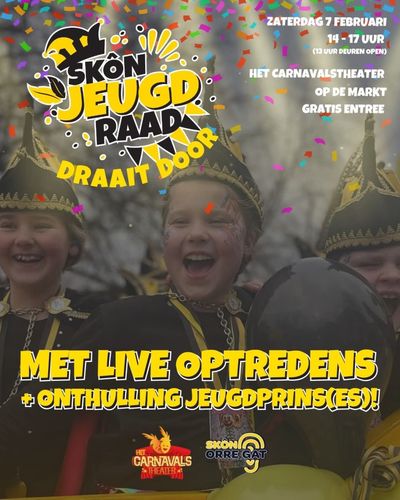 carnavalsparty voor de onderbouw
