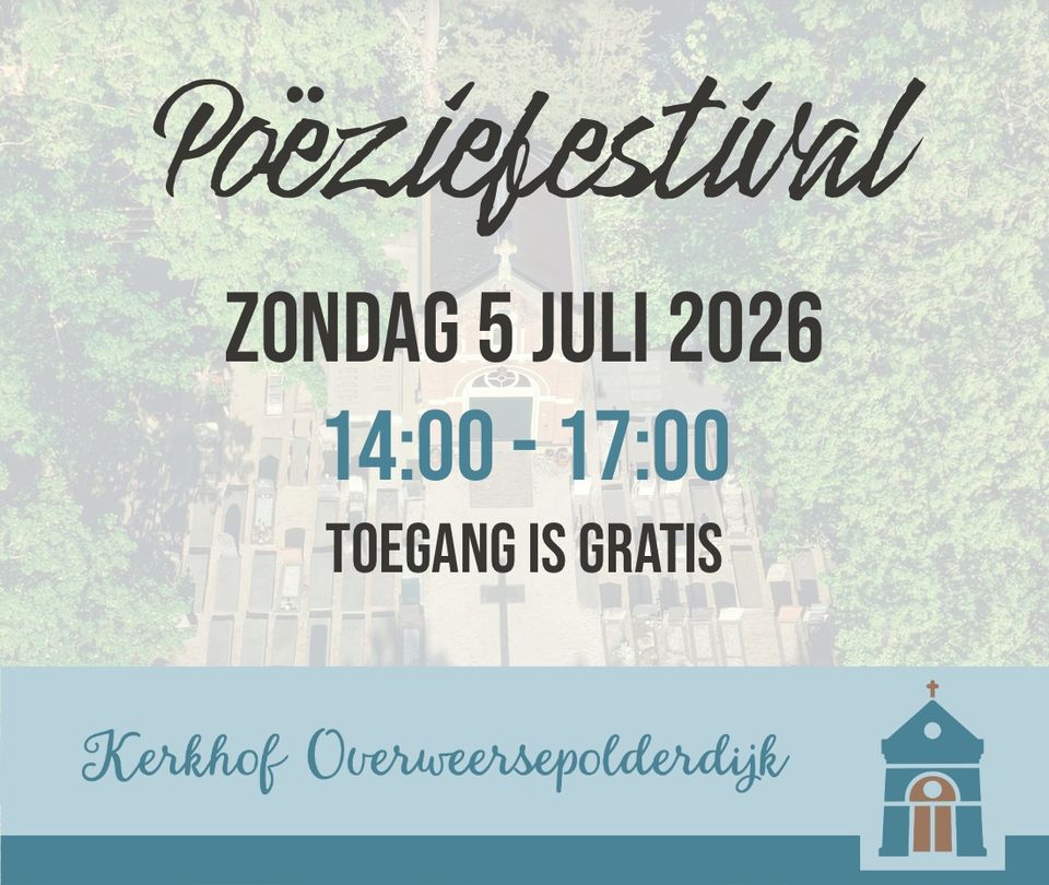 Banner van het Poëziefestival