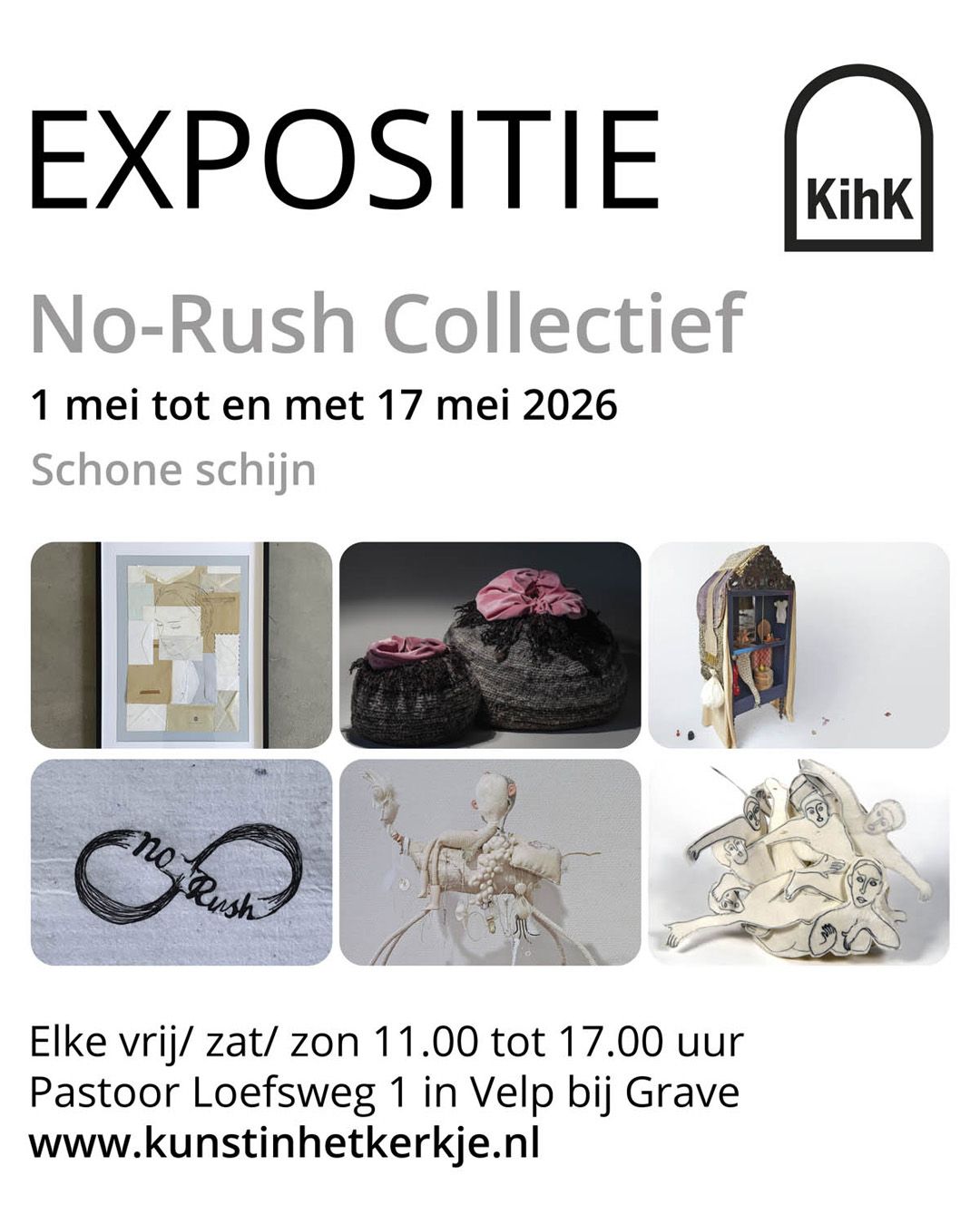 tentoonstelling 'Schone Schijn' van No-Rush Collectief in Vincentiuskerk Velp
