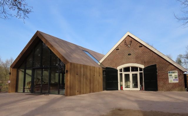 Vooraanzicht Natuurcentrum De Ginkel