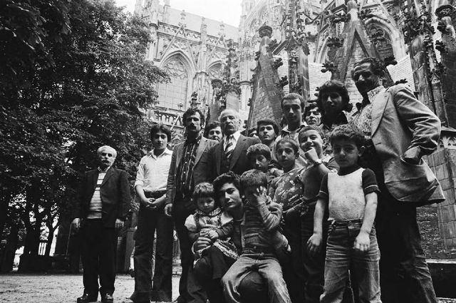 Een groepje Turkse bezetters voor de Sint-Jan. 