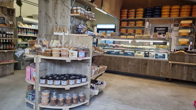 Boerderijwinkel Rasing America van binnen