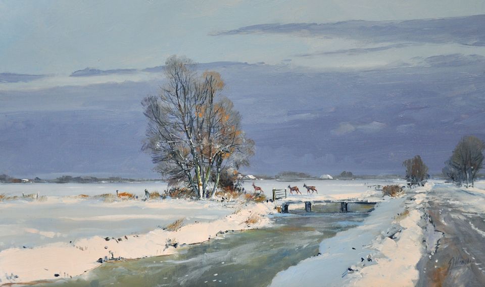 olieverf op paneel 18x30cm