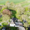 De Roodbaardtuin van Harsta State vanuit de lucht gezien.