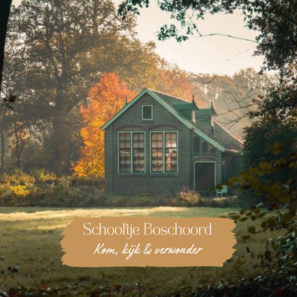 Het Schooltje in de herfst.