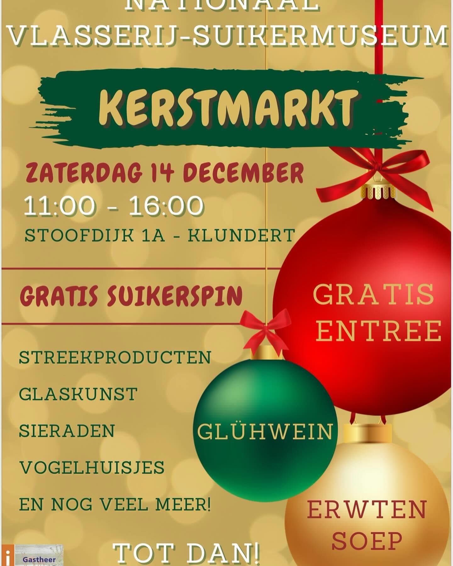 Kerstmarkt Vlasserij-Suikermuseum