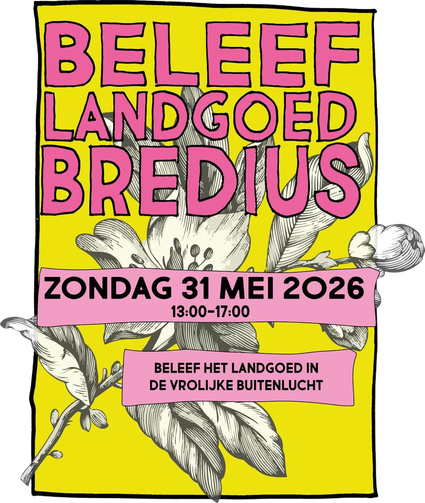 Buitenfestival Beleef Landgoed Bredius in Woerden, Groene Hart, met muziekoptredens, theater, kunst, workshops, natuuractiviteiten en kinderactiviteiten tussen boomgaarden, tuinen en wandelpaden op het groene landgoed.