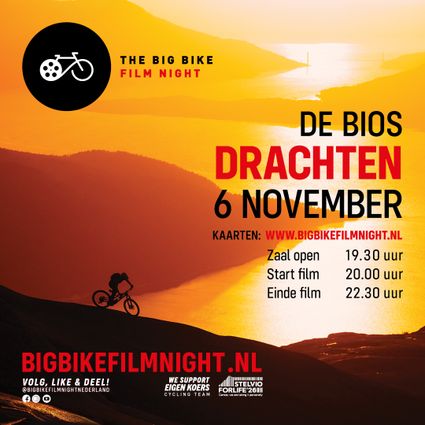 6 november 2026 Big Bike Film Night in De Bios - Drachten