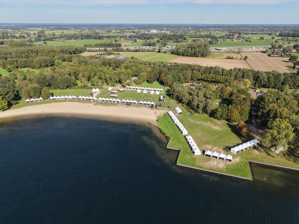 Drone-foto evenemententerrein Bussloo.