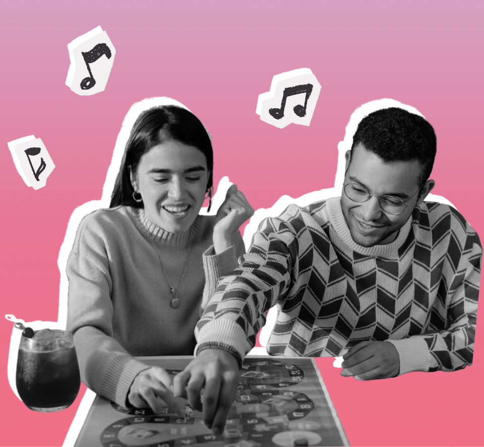 jongeren spelen bordspel