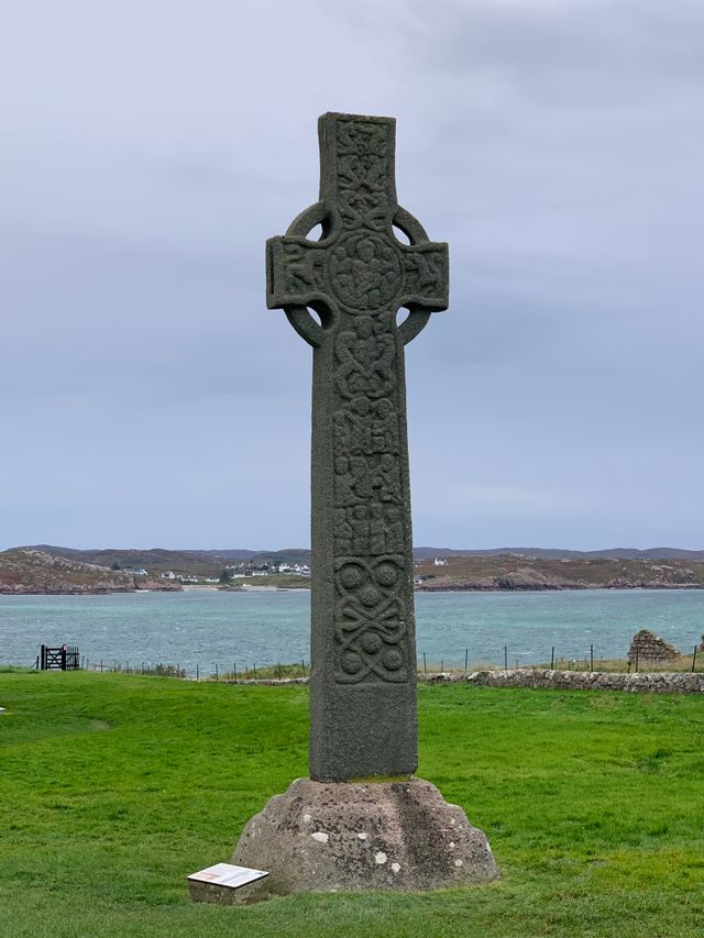Beelden Schotse eiland Iona
