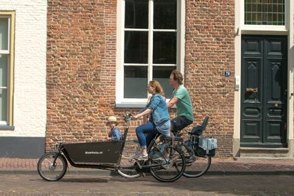 Fietsen met het gezin door Amersfoort.