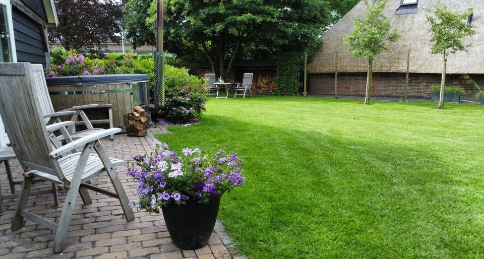 Foto van de tuin Stelmakerij landelijk logeren Eext