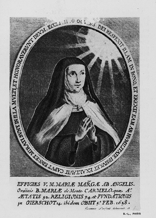 afbeelding van de Heilige Non Maria Margaretha der Engelen