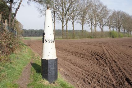 Op de grens België Nederland