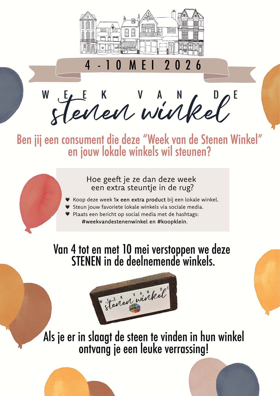 Affiche Week van de Stenenwinkel