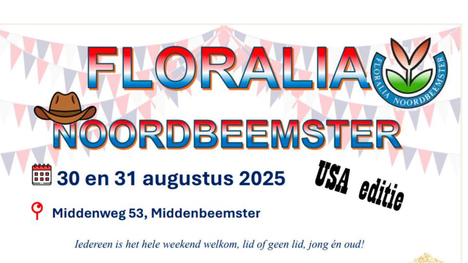 Floraliaweekend 2025 Noordbeemster