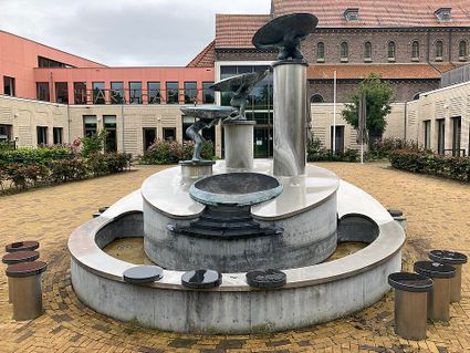 Fontein bij MFA Hapert