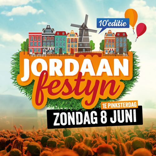 Logo van het Jordaan Festijn