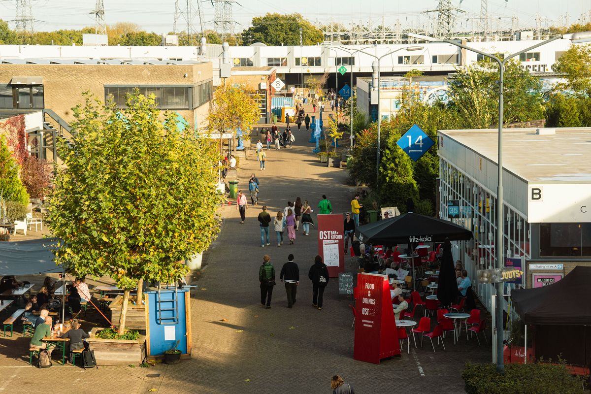 Foto van het terrein tijdens DDW