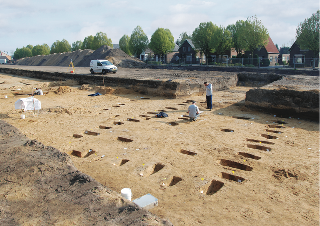 Opgraving op de Apeldoornse Enk in 2011.