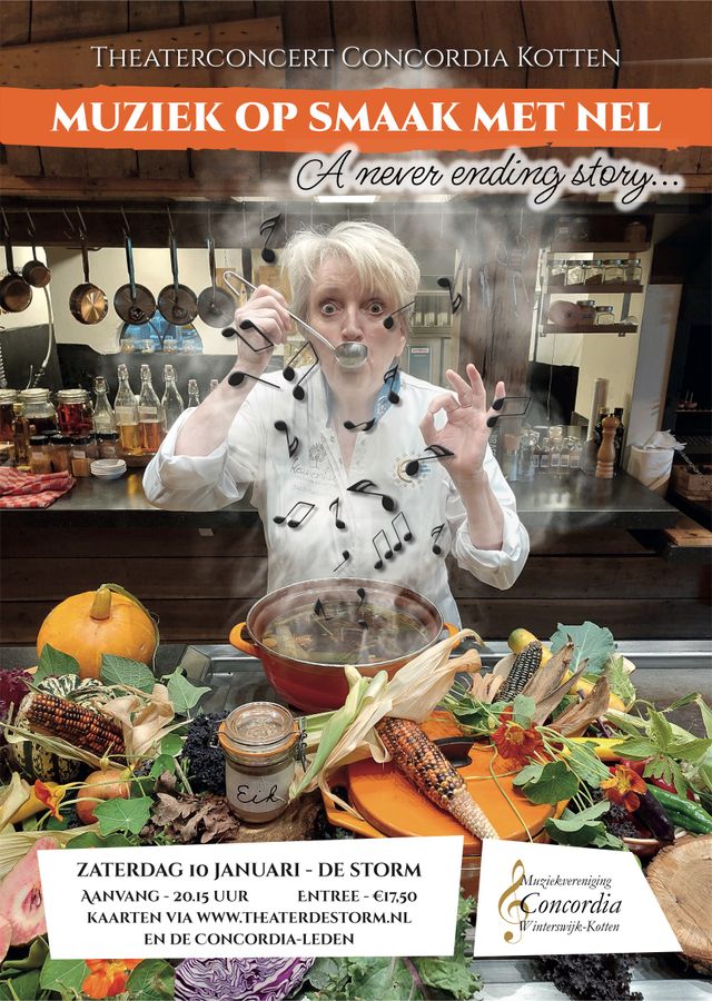 Poster | Muziek op smaak met Nel